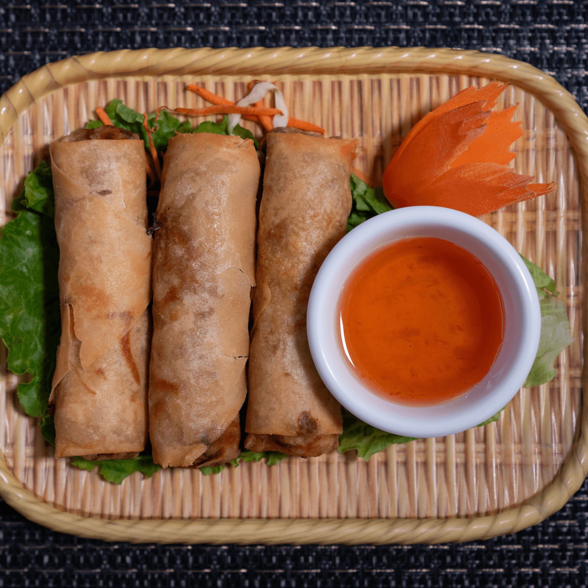 Crispy Spring Rolls.