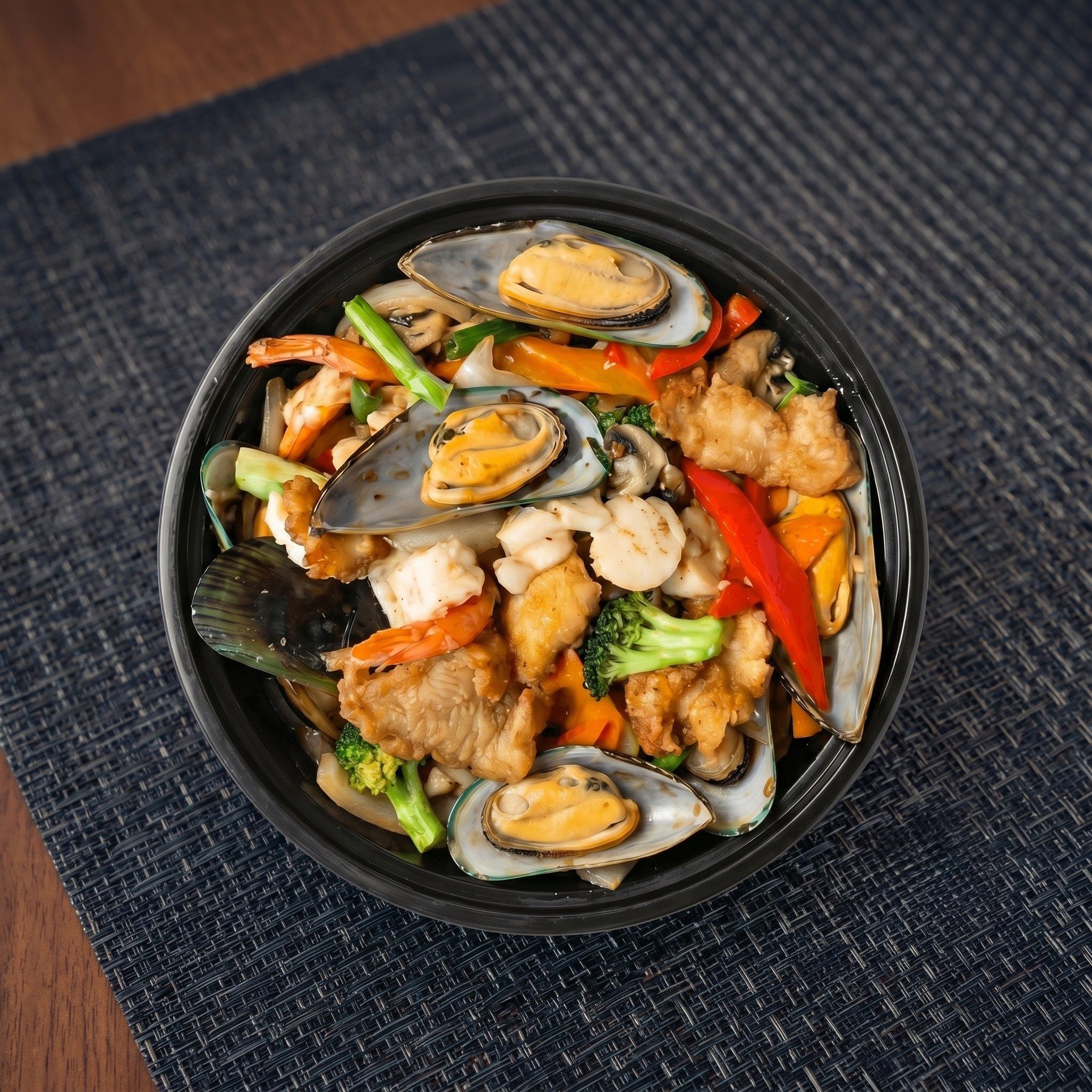 Seafood Hot Plate.