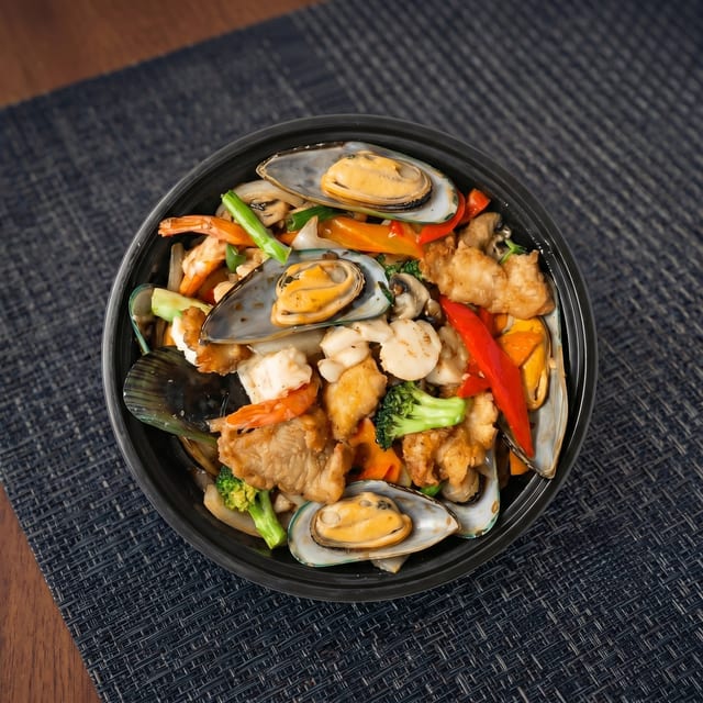 Seafood Hot Plate.