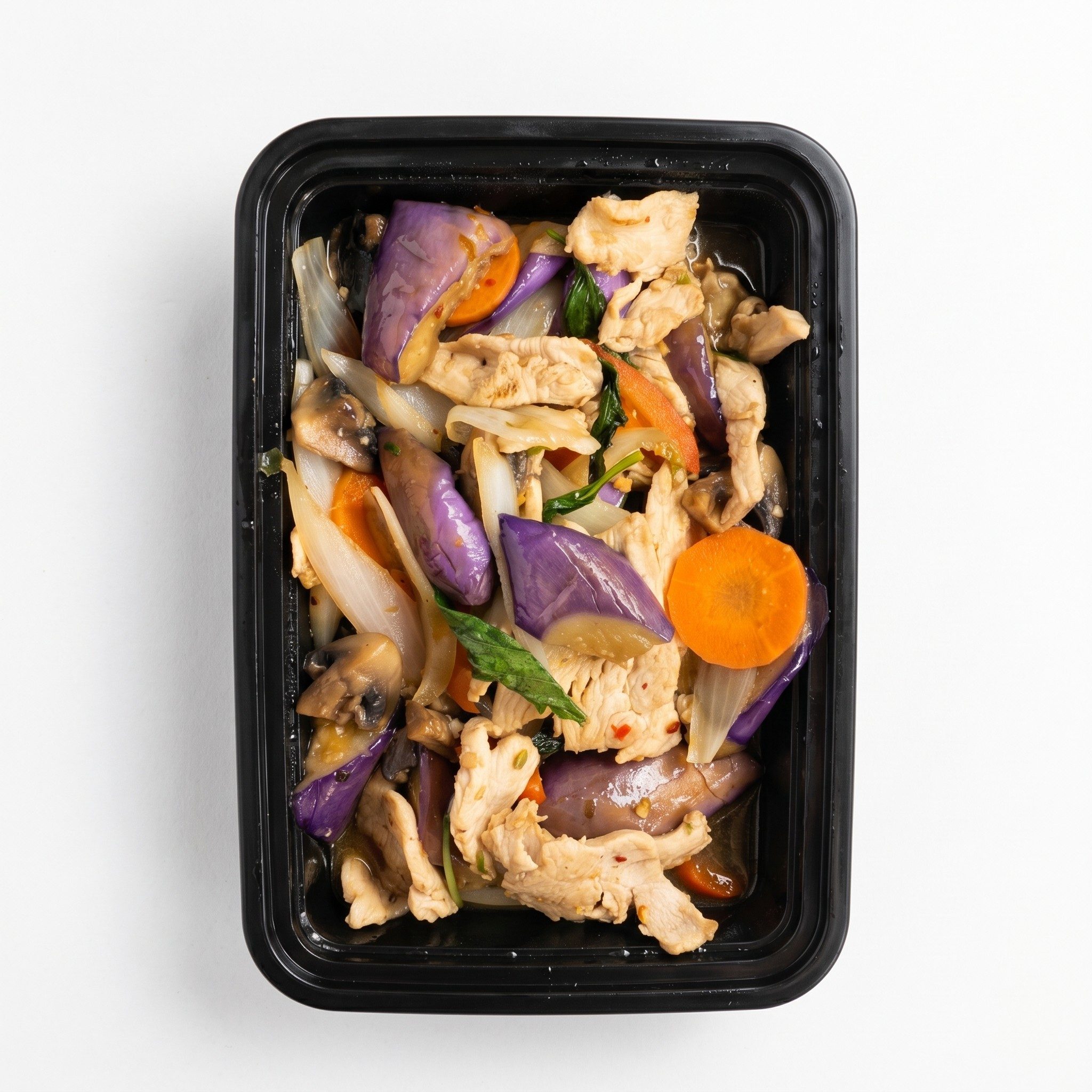 Spicy Eggplant Stir Fry.