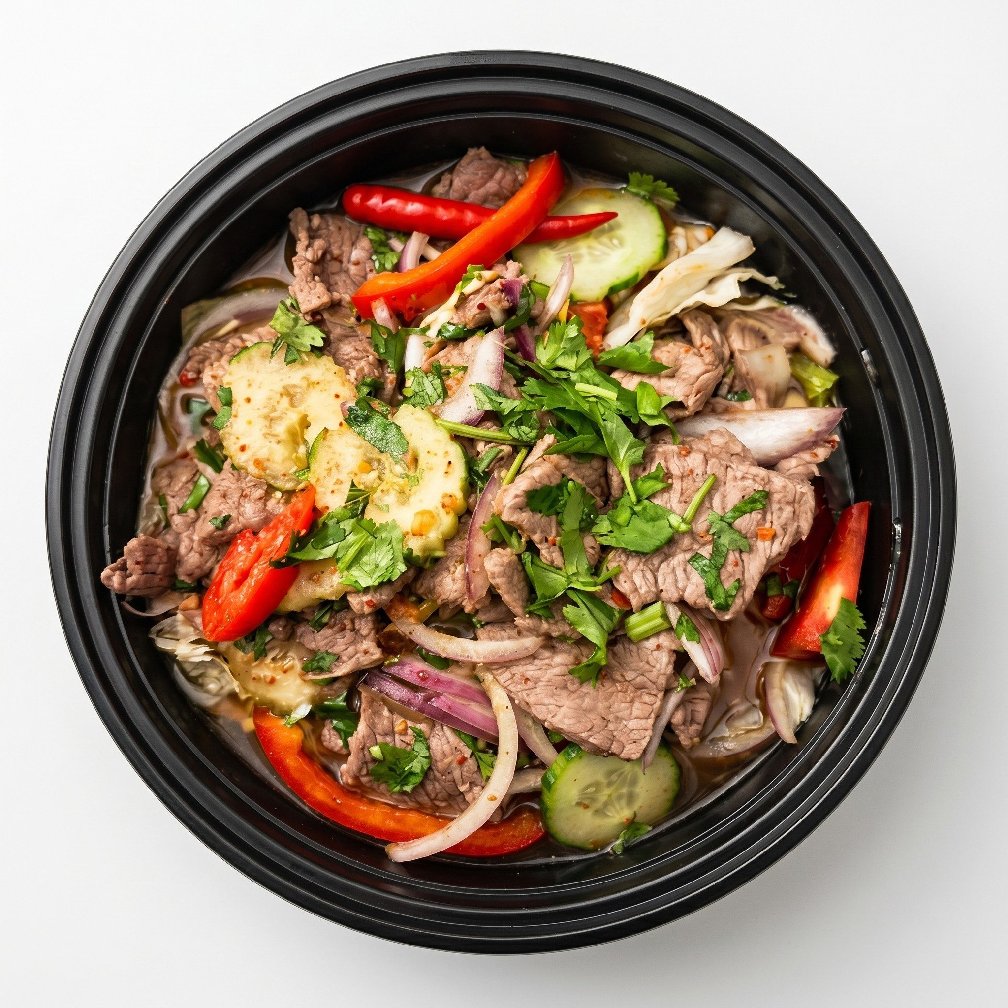 Thai Beef Salad.