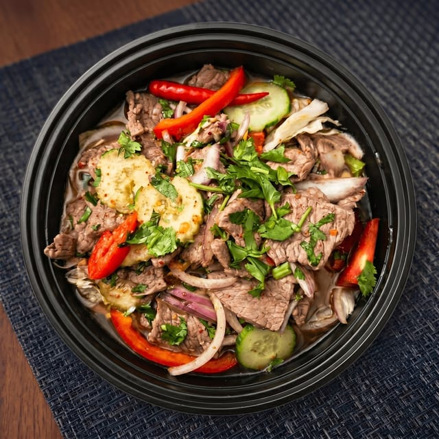 Thai Beef Salad.
